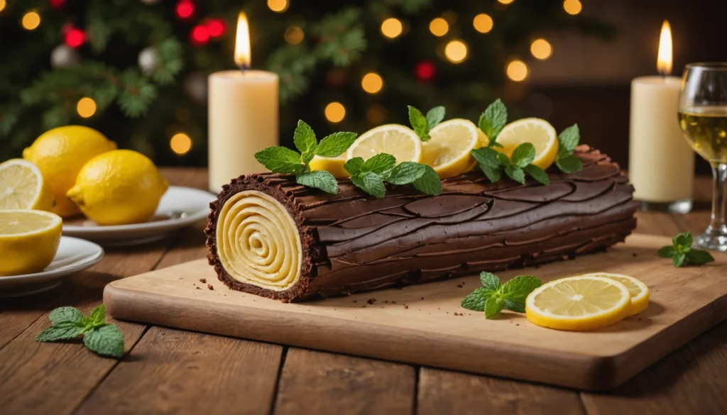 buche facon tarte au citron