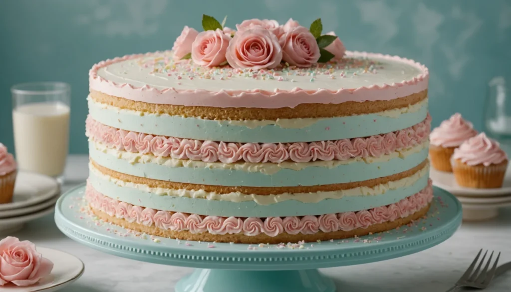 layer cake anniversaire facile