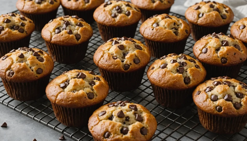 muffin chocolat moelleux américain