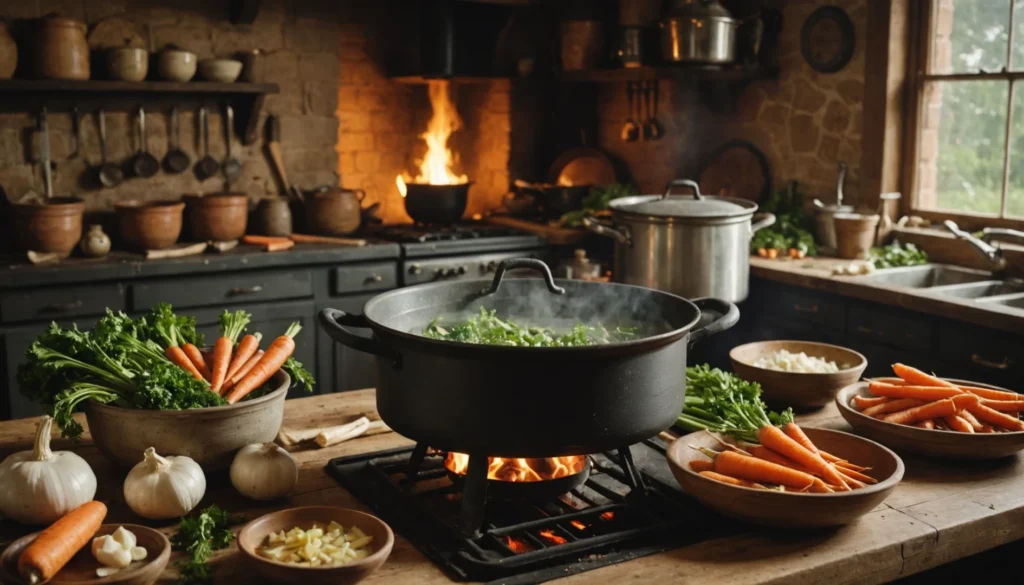 bouillon d'os recette grand mere