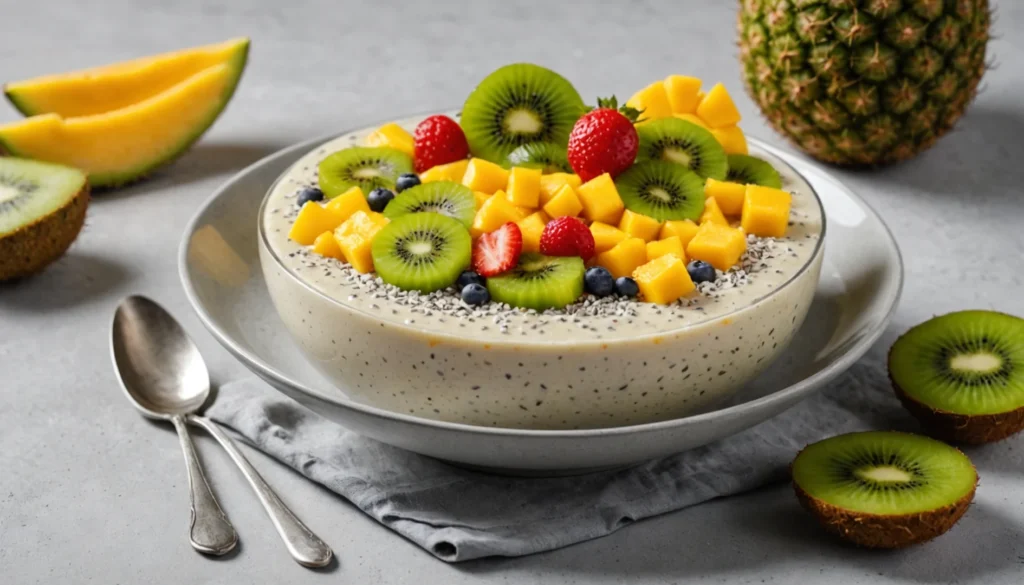 pudding chia lait de coco