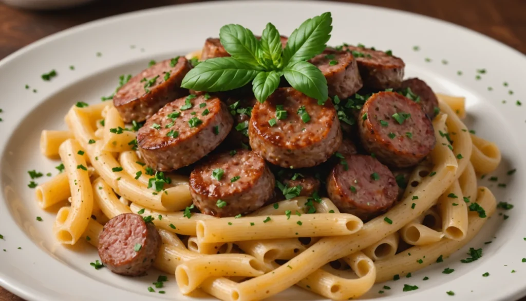 recette avec saucisse de morteau et pâtes